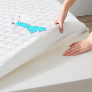 <span class=keywords><strong>Protège</strong></span>-<span class=keywords><strong>matelas</strong></span> uni <span class=keywords><strong>imperméable</strong></span>, écologique et respirant de qualité supérieure, lavable, pour la maison - Vente en gros fabricant - Product Image 1