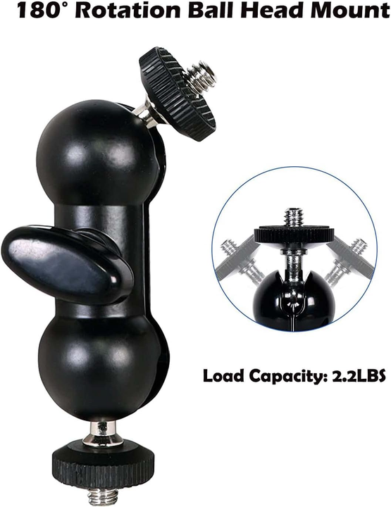 KEKAXI Adapter Magic Arm Connector MountS Factory Ball Head 1/4