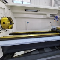 Tour-fraiseuse CNC horizontale robuste CK6180 à commande FANUC, haute précision, roulement moteur multifonctionnel