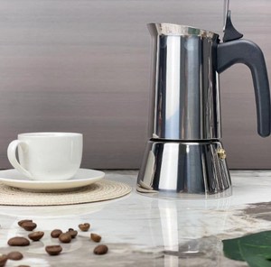 <span class=keywords><strong>Cafetière</strong></span> Moka en acier inoxydable 304 de haute qualité, argentée, pour 2/4/6 <span class=keywords><strong>tasses</strong></span>, version améliorée - Product Image 6