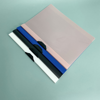 En gros coloré PP plastique dossier clair rapport dossier de fichiers polypropylène clip latéral dossier A4