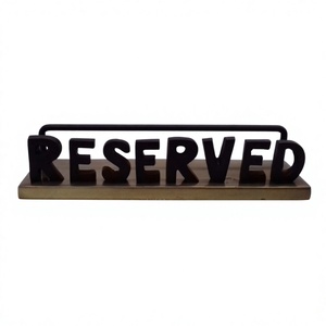 Reserved Showpiece in Wood Board Best Quality Showpiece and Decorative <b>Object</b> and Table Display Accent in Best Price - Product Image 1