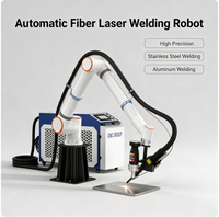 Robot de Soldadura Láser Cobot de 6 Ejes para una Cooperación Segura entre Humanos y Máquinas, Soldador Láser de Fibra Portátil para Soldadura de Metales Aleados