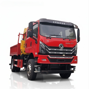 Грузовик Dongfeng 4X4 с краном-манипулятором 5 тонн, радиус 11 м, кран-манипулятор с шарнирно-сочлененной стрелой 12,5 м с откидным бортом, COC/ISO - Product Image 3