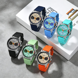 Montre de course pour homme Luxury GFL-Z1234G, mouvement mécanique ST19, bracelet FKM, attache rapide, étanche - Product Image 6