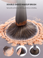 MAANGE Ensemble de 7 pinceaux de maquillage de haute qualité Ensemble de pinceaux de beauté professionnels naturels personnalisés avec sac de pinceaux Ensemble de pinceaux de maquillage