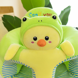 Nuevo <span class=keywords><strong>animal</strong></span> de dibujos animados asiento de bebé almohada sofá juguete de peluche niños regalo al por mayor Piel de juguete suave - Product Image 4