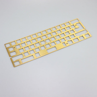 Boîtier de clavier personnalisé haute précision / Boîtier en aluminium anodisé CNC / Plaque de positionnement de précision en laiton