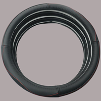 Housse de volant intérieure pour pièces automobiles, antidérapante, respirante, en cuir véritable, universelle, compatible avec Hiace, marque BLA, protection
