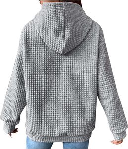 Sweat-shirts à capuche décontractés et respirants pour femmes, grande taille, hiver, avec cordon de serrage, tendance 2026, style Y2K, écologiques - Product Image 4