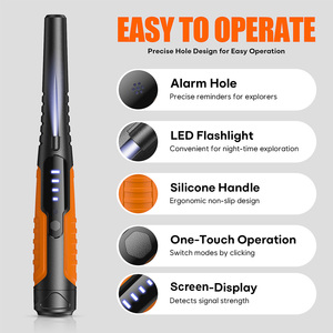 보물 사냥 및 광업에 완벽한 Led 화면 및 Ip68 방수 등급이있는 고감도 휴대용 금속 탐지기 - Product Image 4