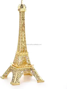 Decorazione Negozio Tour della Francia Torre <span class=keywords><strong>Eiffel</strong></span> in Metallo Souvenir Europeo Regalo Artigianale Modello Torre <span class=keywords><strong>Eiffel</strong></span> con LED - Product Image 5