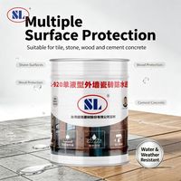 SL-920 Scellant transparent imperméable résistant aux rayures, colle imperméable pour la protection des surfaces murales en béton et carrelage extérieur
