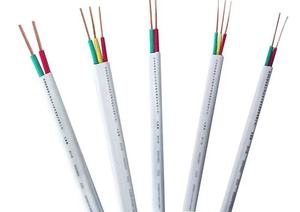 悦华 BVVB 2芯<span class=keywords><strong>3</strong></span>芯白色护套扁平电缆1.5mm/2mm/4mm/6mm无氧铜实心导体PVC绝缘线 - Product Image 6