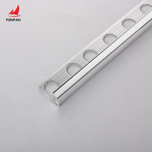 Embellecedor de azulejo de aluminio, tiras de esquina de borde metálico plateado, suelo <span class=keywords><strong>laminado</strong></span> - Product Image 4
