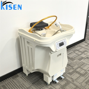 Kisen Salon Top Machine Head Spa Sink Hair Wash Basin Shampoo Bowl Japennes Treatment Mobile Bac with 2 Tanks - Product Image 4