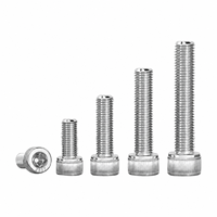 Vis à tête cylindrique en acier inoxydable duplex F51 F53 2205 2507 S32750, boulons haute résistance résistants à la corrosion M6 M8 M10 M12 M14