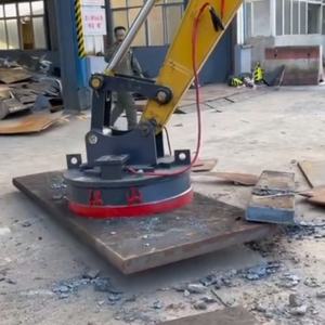 Imán de elevación de chatarra de acero de 200kg para excavadora - Product Image 1