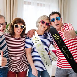 PARTYMENT Fascia da Spalla Favolosa per Ragazze Europee e Americane di Tutte <span class=keywords><strong>le</strong></span> Età (18, 21, 30, 40, 50 Anni) - Vendite Calde Transfrontaliere - Product Image 3