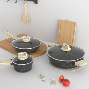 Set di pentole e padelle antiaderenti rivestiti in <span class=keywords><strong>granito</strong></span> di alluminio - Product Image 1