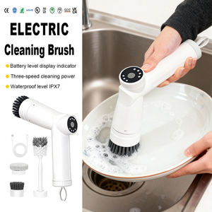 Cepillo de Limpieza Eléctrico Multiusos de Plástico, Inalámbrico, Resistente al Agua, Ecológico y Duradero para Fregadero y Azulejos - Product Image 1