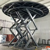 Nouvelle plateforme élévatrice à ciseaux rotative électrique à 360 degrés, personnalisable, pour hôtels