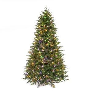 Árbol de Navidad Artificial Vertical de Lujo Premium, Grande, con 500-1000 LED Blanco Cálido, Funciona con Pilas, Ecológico, para Interiores - Product Image 4