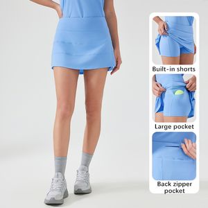 Xsunwing Golf & tenis Mini atletik, celana pendek Gym berlipat pinggang tinggi dengan Pockets-WD25014 - Product Image 1