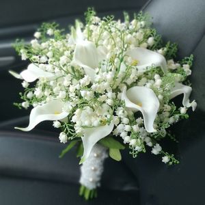 S0630G Nouveau best-seller : Bouquet de mariée artificiel de tulipes, style frais et délicat, accessoire de photographie coréen pour la forêt - Product Image 1