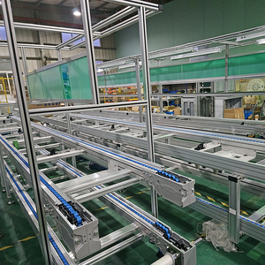 Maxsen Pallet Hệ thống băng tải cơ giới con lăn băng tải điện xe máy Dây chuyền lắp ráp đôi tốc độ chuỗi băng tải - Product Image 4