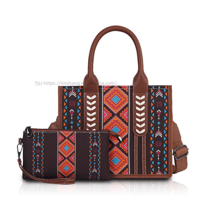 Bolso Tote Impermeable de Gran Capacidad para Mujer, Estilo Bohemio Vintage, Multifuncional, con Cierre, Marca Tanjing - Product Image 5