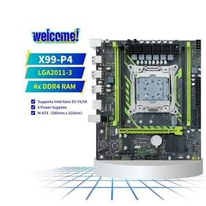 Nieuw Desktop X99-P4 moederbord Placa Madre voor pc LGA2011-<span class=keywords><strong>3</strong></span> socket RAM 4X DDR4 moederbord X99 - Product Image 1