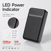 Fournisseur de batteries externes 10000 mAh, chargeur portable 10000 mAh, logo personnalisé, fabrication OEM, vente en gros, certifié CE, RoHS, FCC, KC, SAA