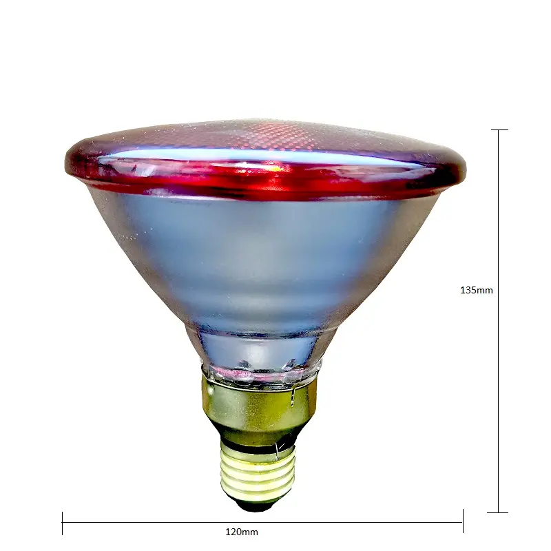 E27 Aluminum Reflector Halogen Lighting Par 38 175W Halog 220V 110V IR Hard Glasses Bulb Heating Lamp