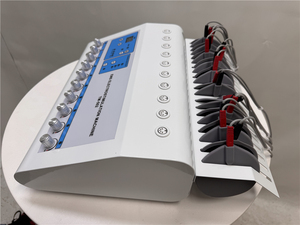 Electroestimulador Muscular TENS <span class=keywords><strong>EMS</strong></span> Russian Waves, Máquina de Gimnasia Pasiva, 10 Canales - Product Image 4