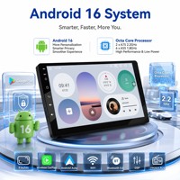 Autoradio Android 16 pouces 3 Go de RAM 32 Go de ROM avec CarPlay sans fil et Bluetooth 5.0 pour les revendeurs et les installateurs d'audio automobile