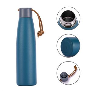 Leak Proof 18oz Stainless Steel Insulated Vacuum Color Powder Coated New Gym Reusable Water Bottle with Logo Cola Bottle - Product Image 1