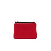 Tas Koin Kain Sederhana Baru, Tas Kartu Kanvas Katun. Z0392