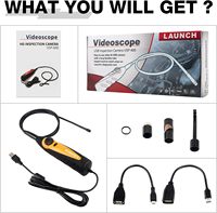 Cámara de Inspección de Motor VSP600 VSP-600, Videoscopio, Boroscopio de 7mm USB para Inspeccionar/Capturar Imágenes en Lugares Difíciles de Alcanzar