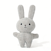 Jouets en peluche pour animaux de compagnie Lapin de Pâques 2026 Lapin personnalisé Nouveau design Jouet à mâcher pour chien