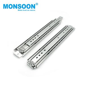 <span class=keywords><strong>Rail</strong></span> d'armoire industriel de 76mm de large porte d'armoire de cuisine roulement à billes en acier laminé à froid <span class=keywords><strong>rail</strong></span> coulissant de tiroir résistant <span class=keywords><strong>sans</strong></span> serrure - Product Image 1