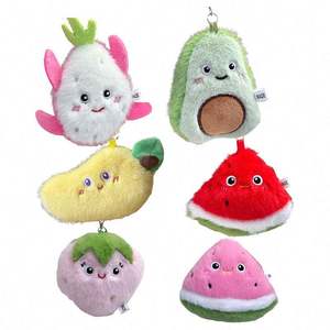 Llavero de cadena de 28 mm con diseño de coche de juguete de peluche personalizable para niños, estilo occidental automotriz - Product Image 4