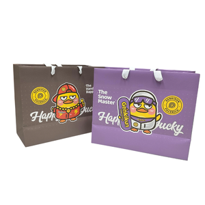 Bán Buôn Quần Áo Nước Hoa Bao Bì Đồ Trang Sức Quà Tặng Mua Sắm Kraft Nâu Hiện Đại Túi Độc Đáo Biểu Tượng Tùy Chỉnh Sang Trọng Màu Đen Túi Giấy - Product Image 4