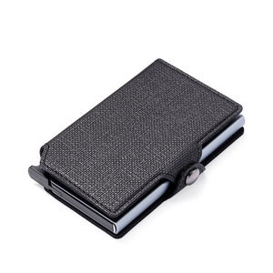 Factory Wholesale Stone Pattern PU Leather Small <b>Wallet</b> Slim <b>RFID</b> <b>Blocking</b> Ultra Thin Credit Card Holder Quick Access - Product Image 2