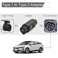 Nouvel adaptateur de charge pour véhicule électrique Sixpence Type 1 Type 2 SAE J1772 IEC62196-2 32A 230V/380V AC, garantie 1 an