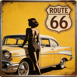 ป้ายดีบุกตลกสั่งทำพิเศษ |   ป้ายโลหะวินเทจย้อนยุคเซ็กซี่ ขนาด 40x30 ซม. | - Product Image 2