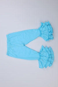 Qingli OEM Custom Factory per l'autunno e la primavera <span class=keywords><strong>pantaloni</strong></span> a zampa di elefante morbidi e comodi da ragazza tinta unita in bambù plissettato - Product Image 5