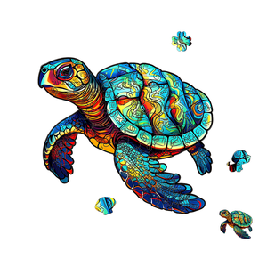 Rompecabezas de Animales Marinos Personalizados Premium de 100 Piezas, Corte por Chorro de Agua, Madera de Pino, Revestimiento Mate Antideslizante, OEM, Venta al por Mayor, Decoración del <span class=keywords><strong>Hogar</strong></span>, Juguetes, Juegos - Product Image 1