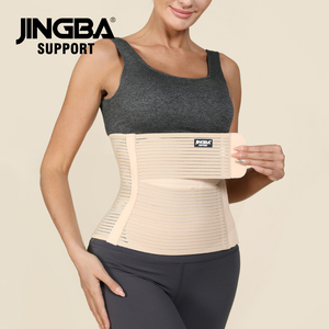 JINGBA Nuevo Diseño de Faja Elástica para la Espalda Baja, Alivio del <span class=keywords><strong>Dolor</strong></span> <span class=keywords><strong>Lumbar</strong></span>, Cinturón de Soporte Médico Transpirable para Hombres/Mujeres, Ideal para el Trabajo - Product Image 1