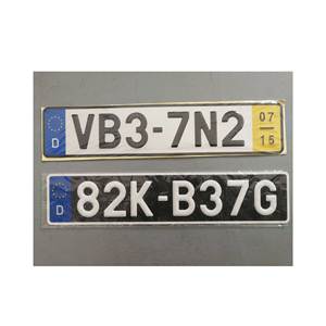 Placas reflectantes para matrícula de coche - Product Image 5